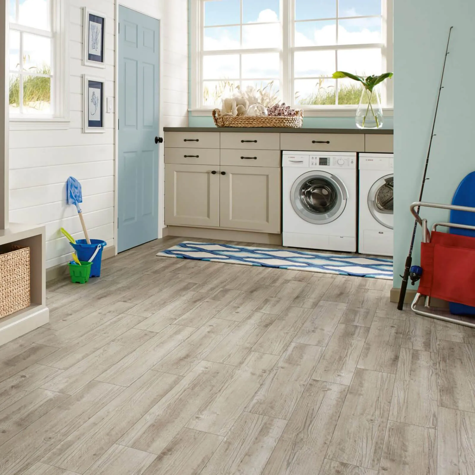 Century-Barnwood-Luxury-Vinyl-Tile-Weathered-Gray Laundry Room Luxury Vinyl | Total Floors